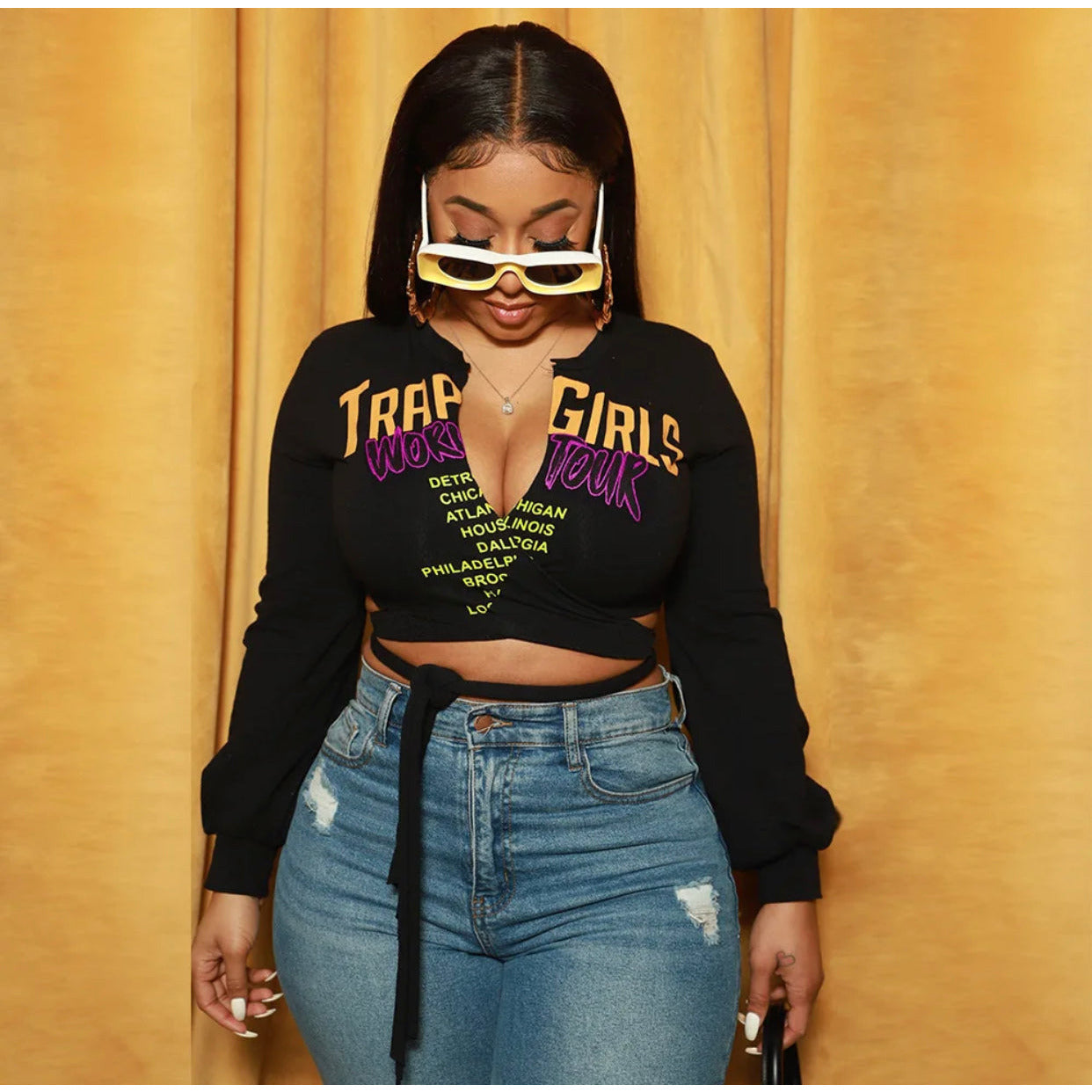 Trap Girl Graphic Top